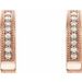 Accented Milgrain Hoop Earrings