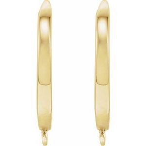 Click-In Lever Back Earring Top