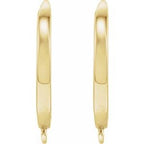 Click-In Lever Back Earring Top