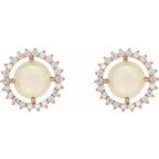 Halo-Style Earrings