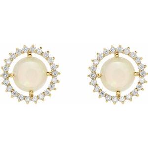Halo-Style Earrings