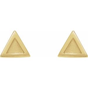 Petite Triangle Earrings
