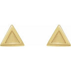 Petite Triangle Earrings