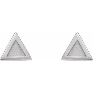 Petite Triangle Earrings