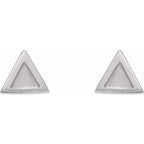 Petite Triangle Earrings