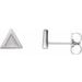 Petite Triangle Earrings