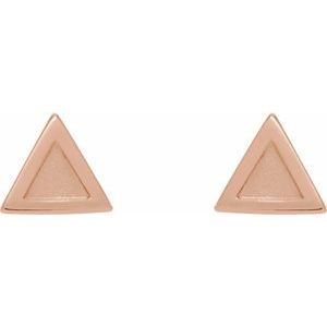 Petite Triangle Earrings