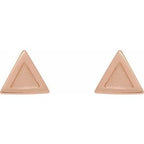 Petite Triangle Earrings