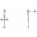 Cross & Ball Earrings