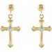 Cross & Ball Earrings