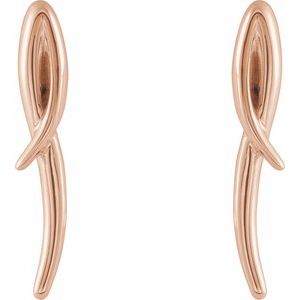 Freeform Drop Earrings