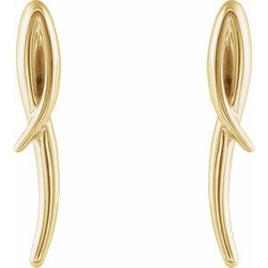 Freeform Drop Earrings