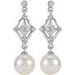 Vintage-Inspired Pearl Earrings