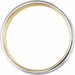 Beveled-Edge Comfort-Fit Flat Band with Matte Finish