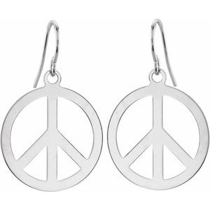 Peace Sign Earrings