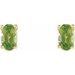 Oval 4-Prong Scroll Setting® Stud Earrings