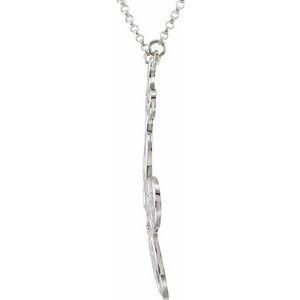 Flower & Butterfly Necklace or Center