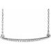 Curved Bar Necklace or Center