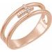 Negative Space Cross Ring