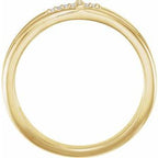 Negative Space Cross Ring