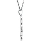 Floral Granulated Necklace or Pendant