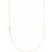 Accented Sideways Cross Necklace