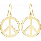 Peace Sign Earrings