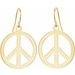 Peace Sign Earrings