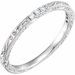 Hand-Engraved Hand-Applied Milgrain Anniversary Band