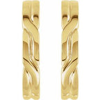 J-Hoop Earrings