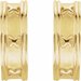 J-Hoop Earrings