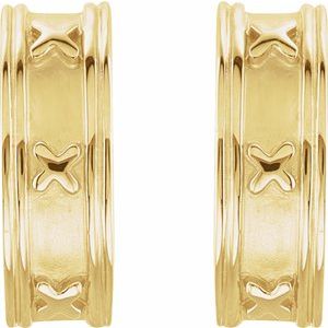 J-Hoop Earrings