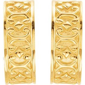 J-Hoop Earrings