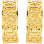 J-Hoop Earrings