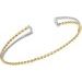 Twisted Rope Cuff Bracelet