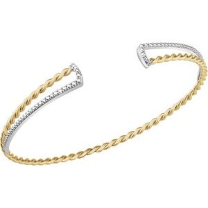 Twisted Rope Cuff Bracelet