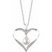Pearl Heart Necklace