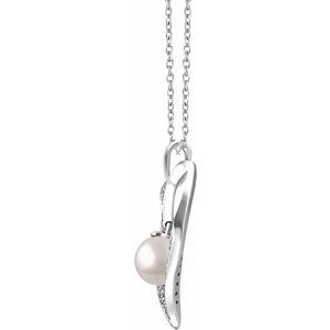 Pearl Heart Necklace