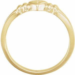 Heart & Cross Chastity Ring