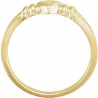Heart & Cross Chastity Ring