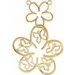 Flower & Butterfly Necklace or Center