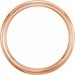 Milgrain Comfort-Fit Half Round Band