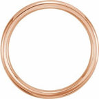 Milgrain Comfort-Fit Half Round Band
