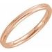 Milgrain Comfort-Fit Half Round Band