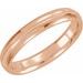Milgrain Comfort-Fit Half Round Band