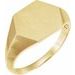 Geometric Signet Ring