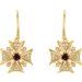 Vintage-Inspired Cross Earrings