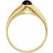 Bezel-Set Solitaire Ring