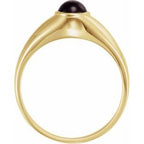 Bezel-Set Solitaire Ring