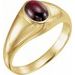 Bezel-Set Solitaire Ring